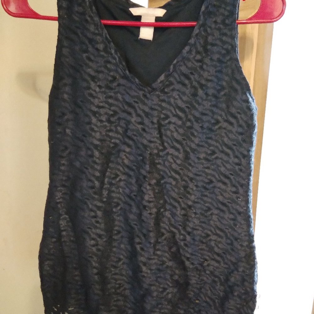 Banana Republic WOMEN'S BLACK TANK TOP